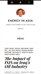 Mobile Screenshot of energyinasiablog.com